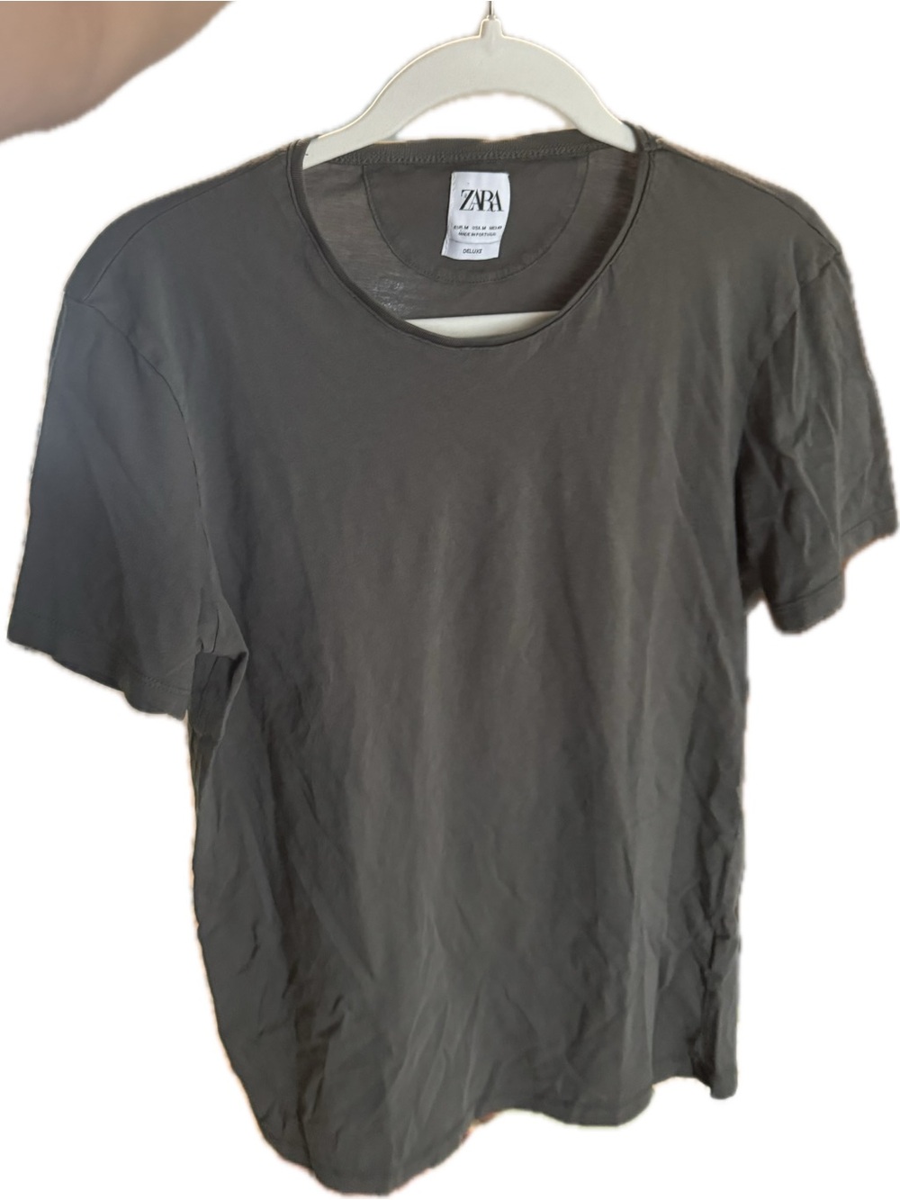 ZARA Men’s Green Short Sleeve Crew Neck T-Shirt | M